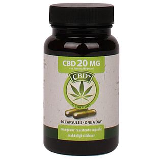 Jacob Hooy CBD+ 20mg Capsules 60CP