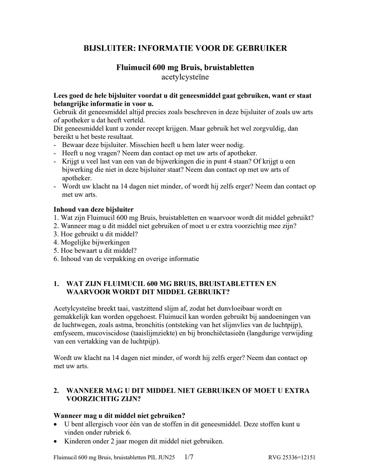 600mg Bruistabletten afbeelding van document #1, leaflet