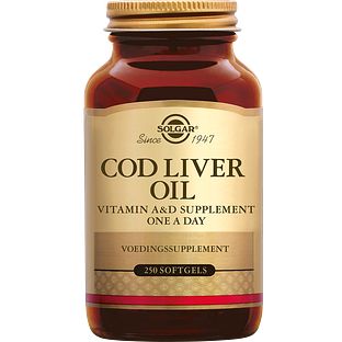 Solgar Cod Liver Oil (Levertraan) Softgels 250SG Solgar Cod Liver Oil (Levertraan) Softgels 250SG