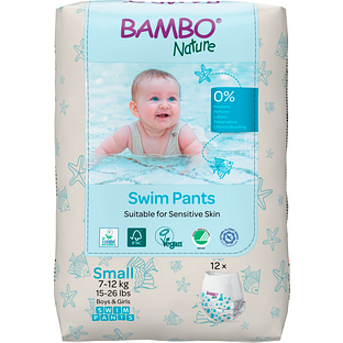 Bambo Nature Swim Pants Small 12ST