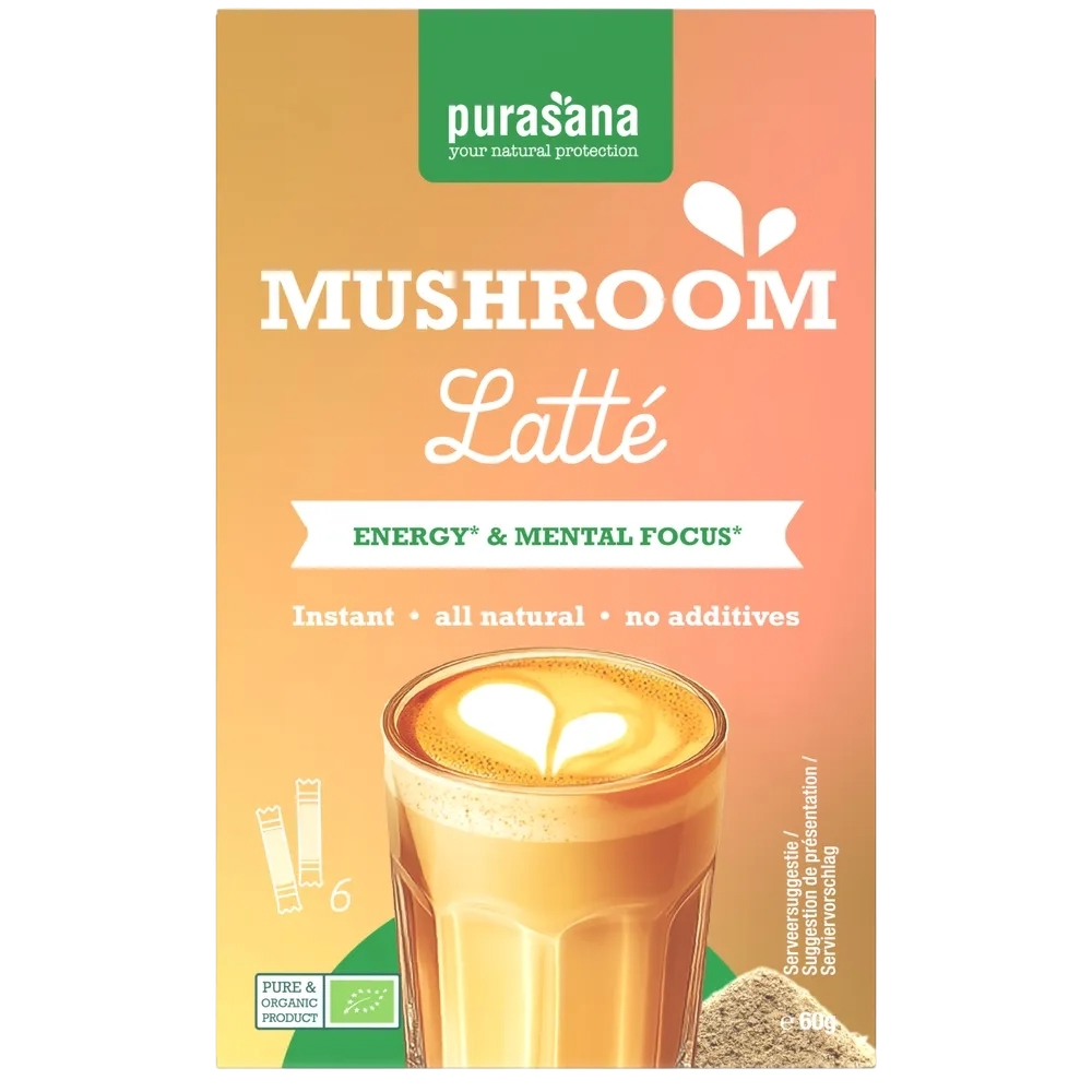 Purasana Instant Mushroom Latte 60GR