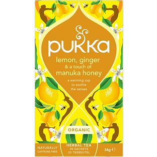 Pukka Lemon Ginger & Manuka Honey Thee 20ZK