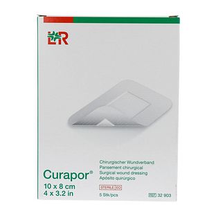Lohmann & Rauscher Curapor Wondverband 10x8cm 5ST