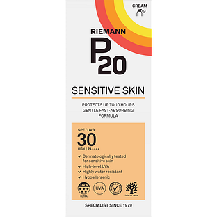 Riemann P20 Zonnebrand Sensitive Skin Crème SPF30 200ML Riemann P20 Zonnebrand Sensitive Skin Crème SPF30 200ML