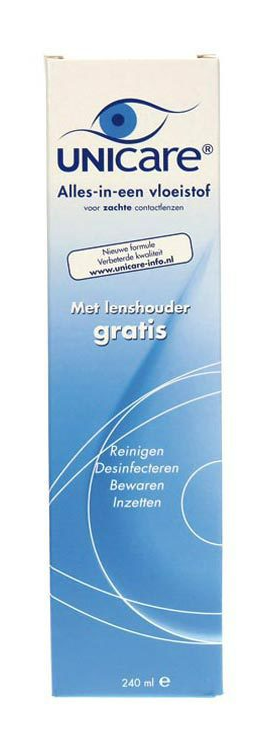 Unicare Alles-in-een vloeistof Voor Zachte Contactlenzen afbeelding
