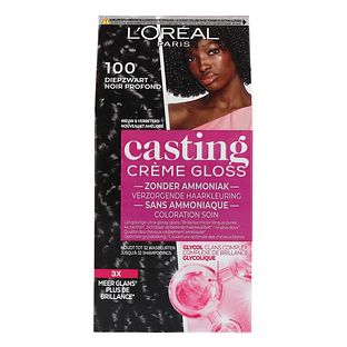 L'Oréal Paris Casting Crème Gloss 100 Black Caviar- Diep Zwart 180ML
