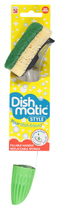 Dishmatic Schuurspons + Dispenser afbeelding