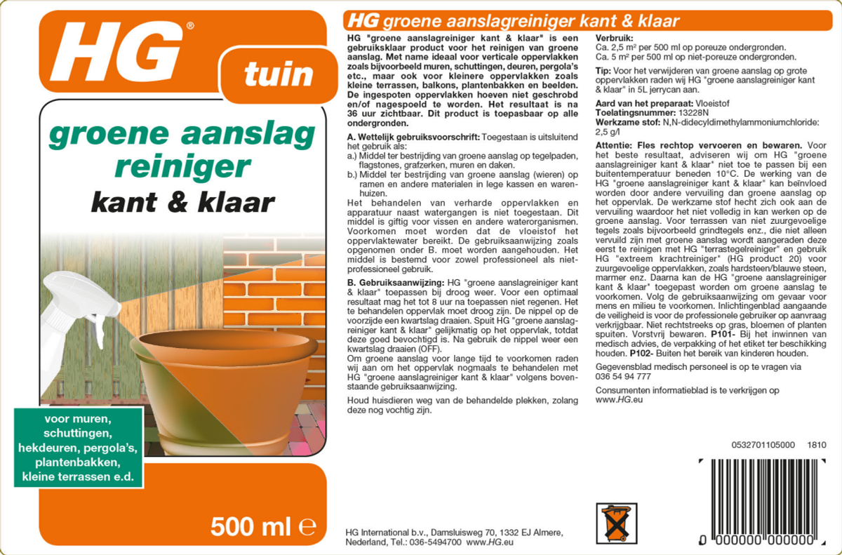 Groene Aanslag Reiniger Kant & Klaar afbeelding van document #1, label