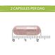 BlaseBerry Cranberry & D-Mannose & Hibiscus Capsules 50CP afmeting capsule