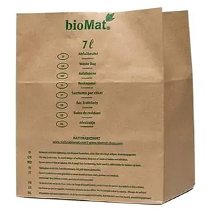 Biomat Papieren Compost Afvalzakken 7LT 40ST