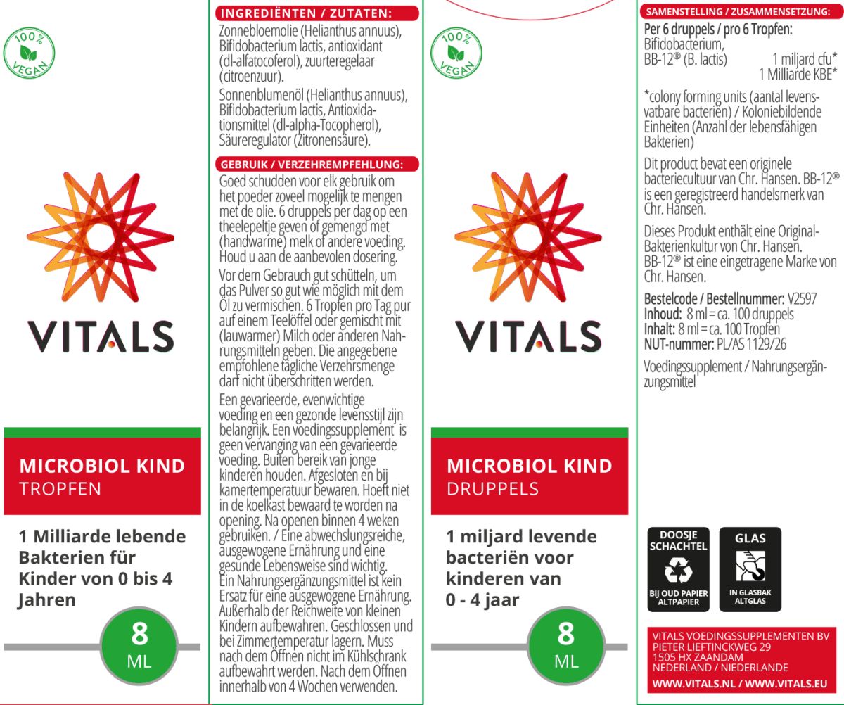 Microbiol Kind 0-4 Jaar Druppels afbeelding van document #1, label