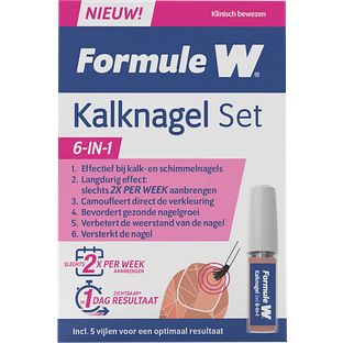 Formule W Kalknagel Set 6-In-1 4ML
