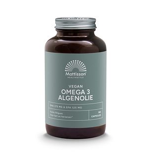 Mattisson HealthStyle Vegan Omega-3 Algenolie 180VCP
