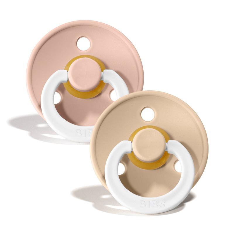 BIBS Glow Fopspeen 18+ Maanden Vanilla/Blush afbeelding