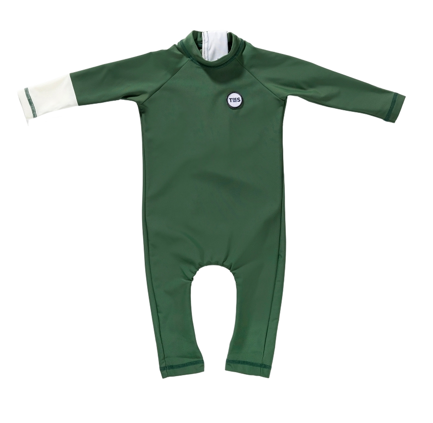 Tenue Soleil UV Onesie Groen 0-6 mnd afbeelding 1