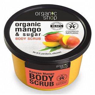 Organic Shop Kenyan Mango Body Scrub 250ML