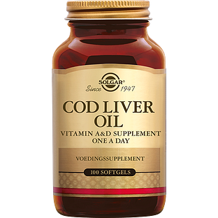 Solgar Cod Liver Oil (Levertraan) Softgels 100SG
