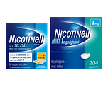 Nicotinell Combineer Pleister 14 mg (7st) en Zuigtablet Mint 1 mg (204st) - 2 Stuks