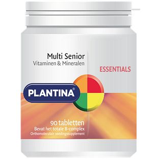 Plantina Essentials Multi Senior Tabletten 90TB Plantina Essentials Multi Senior Tabletten 90TB