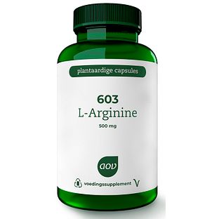 AOV 603 L Arginine 500mg Vegacaps 90VCP AOV 603 L Arginine 500mg Vegacaps 90VCP