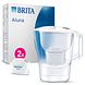 Brita Waterfilterkan Aluna Cool White + 2 Maxtra Filterpatroon 1ST