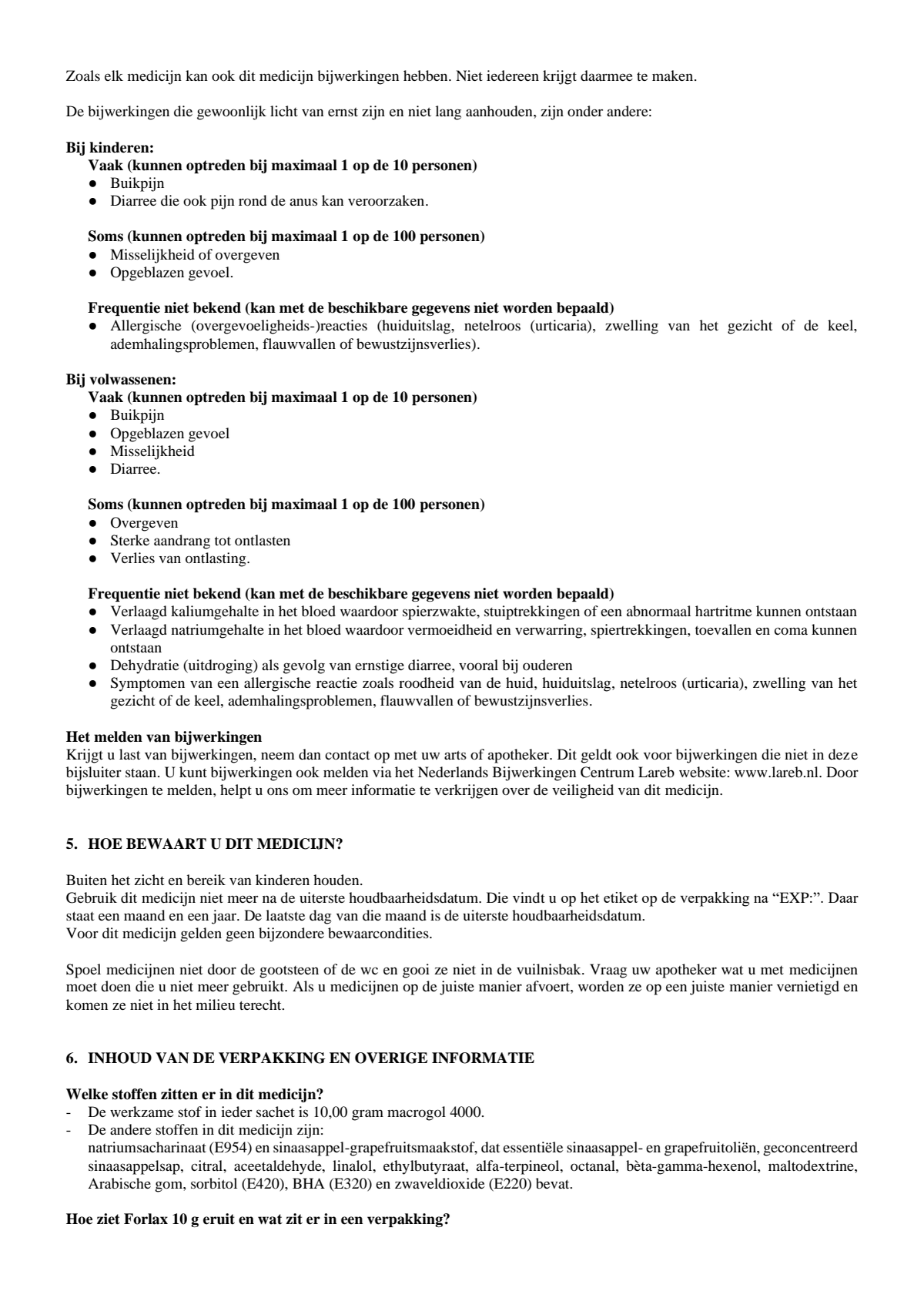 Macrogol Poeder afbeelding van document #3, leaflet