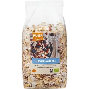 Puur Rineke Haver Muesli 750GR Puur Rineke Haver Muesli 750GR