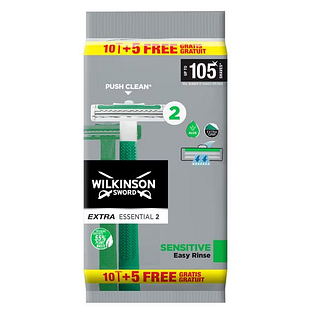 Wilkinson Extra Essential 2 Wegwerpmesjes 15ST