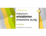 Leidapharm Reistabletten Cinnarizine 25 mg Tabletten 10ST