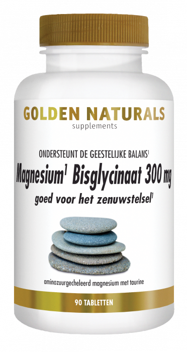 Golden Naturals Magnesium Bisglycinaat Tabletten 90VTB