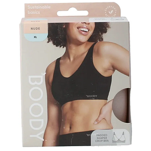 Boody Padded Shaper Crop Bra Nude XL 1ST