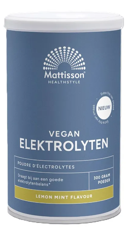 Mattisson HealthStyle Elektrolyten Poeder Lemon-Mint 300GR