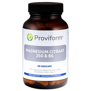 Proviform Magnesium Citraat 250 mg & B6 Capsules 90VCP Proviform Magnesium Citraat 250 mg & B6 Capsules 90VCP