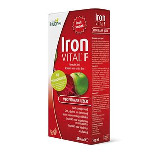 Hubner Iron Vital F Vloeibaar IJzer 250ML Hubner Iron Vital F Vloeibaar IJzer 250ML