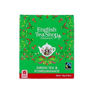English Tea Shop Organic Green Tea & Pomegranate 8ZK English Tea Shop Organic Green Tea & Pomegranate 8ZK