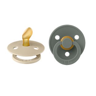 BIBS Fopspeen 0-6 Maanden Anatomic Vanilla/Pine 2ST BIBS Fopspeen 0-6 Maanden Anatomic Vanilla/Pine 2ST