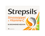 Strepsils Sinaasappel & Vitamine C Zuigtabletten 36ST