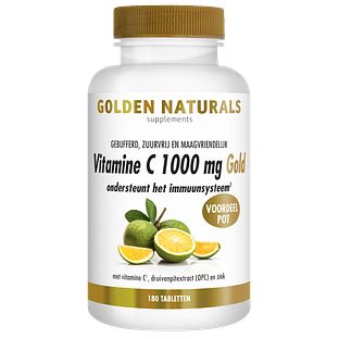 Golden Naturals Vitamine C 1000 mg Gold Tabletten 180VTB