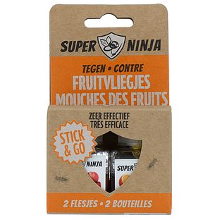 Super Ninja Fruitvlieg Vanger 2ST