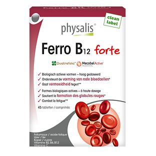 Physalis Ferro B12 Forte Tabletten 45TB Physalis Ferro B12 Forte Tabletten 45TB