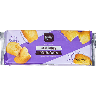 Mjam Mini Cakes Naturel 198GR Mjam Mini Cakes Naturel 198GR