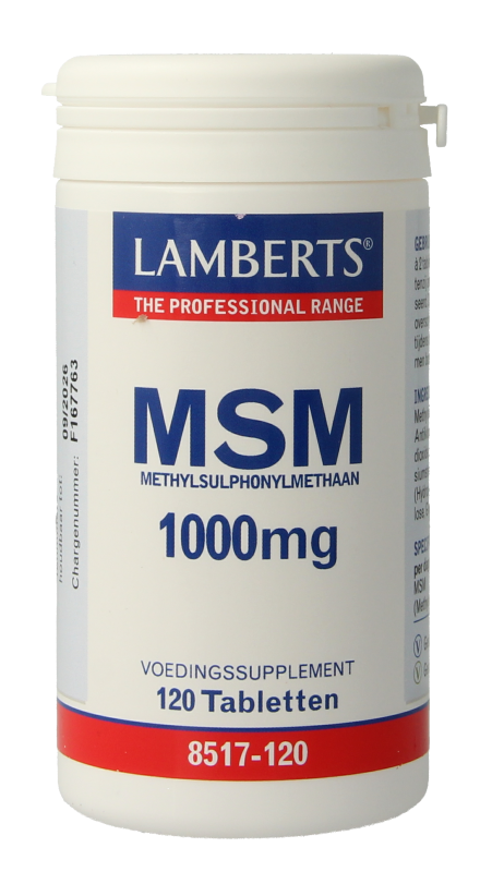 Lamberts MSM 1000mg Tabletten 120TB