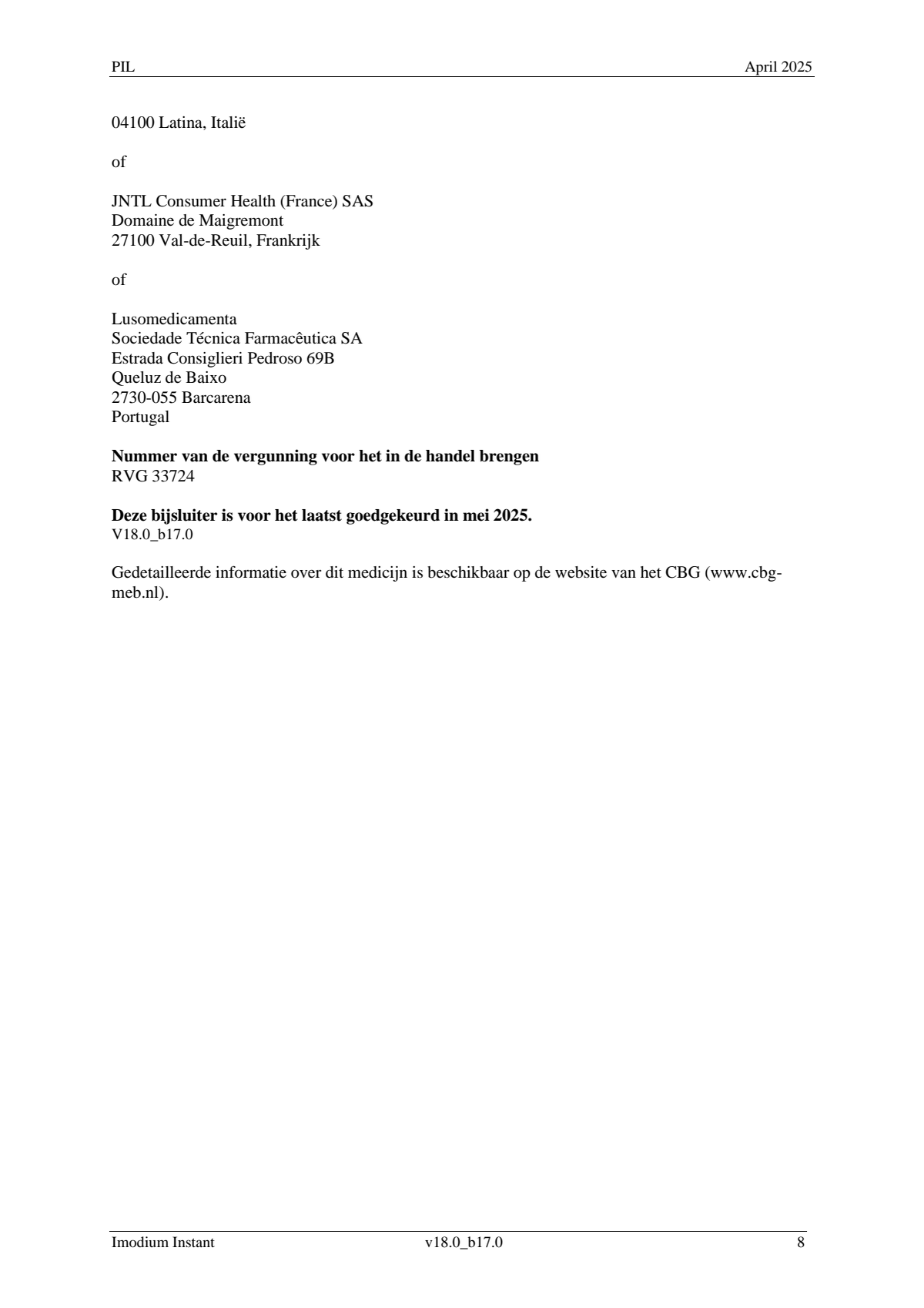2mg Instant Smelttablet afbeelding van document #8, leaflet