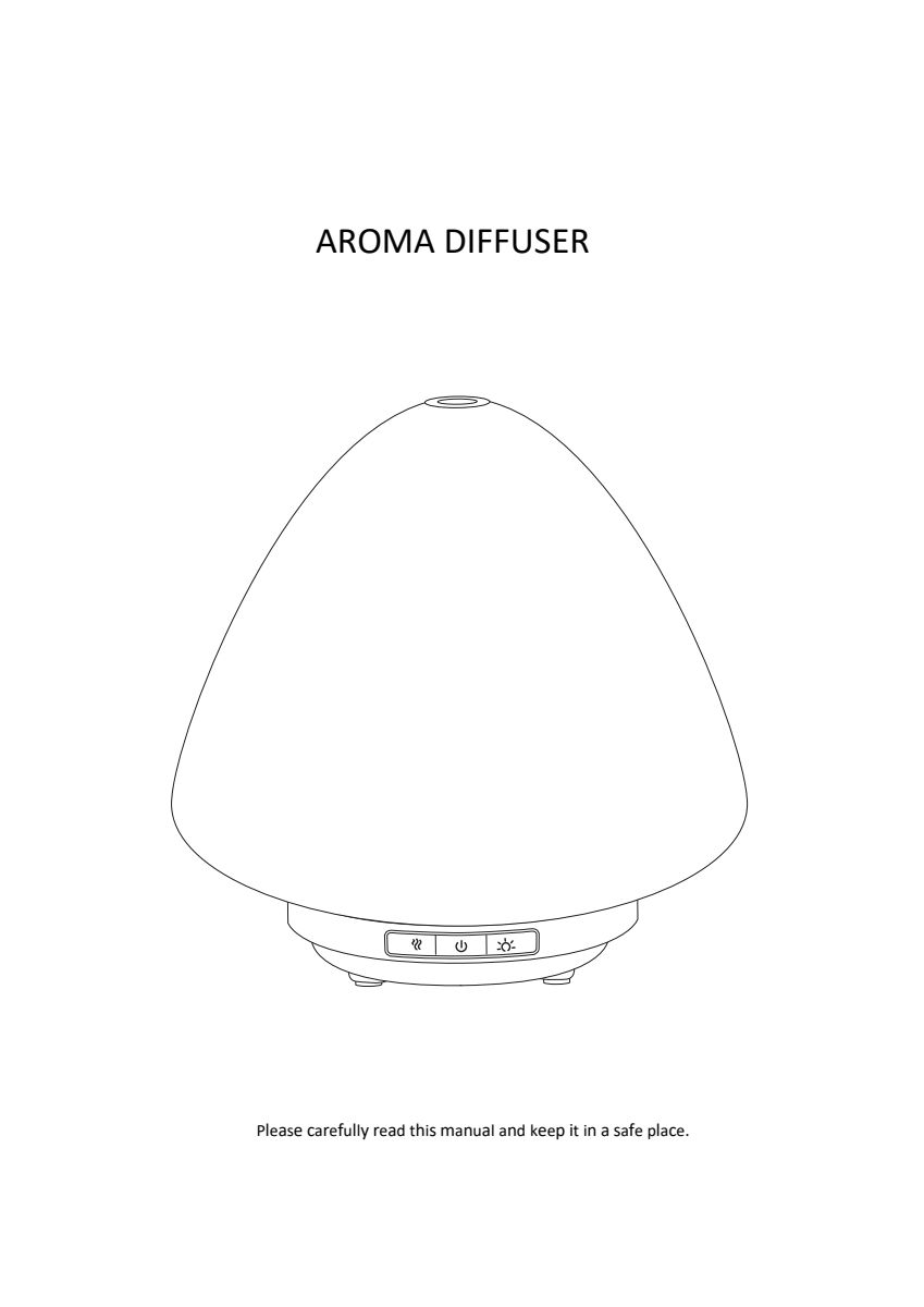 Space Aroma Diffuser afbeelding van document #1, instructions