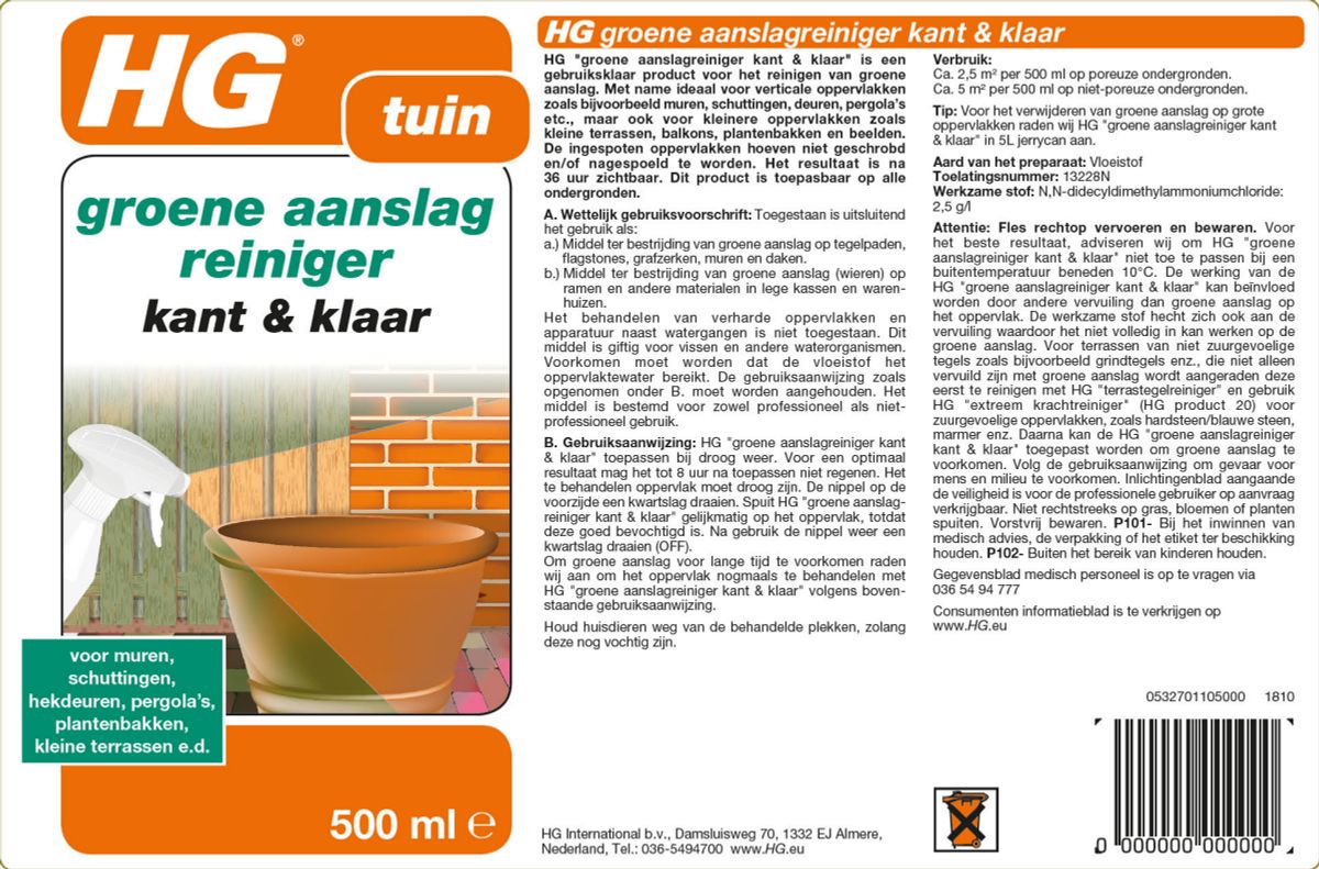 Groene Aanslag Reiniger Kant & Klaar afbeelding van document #1, label