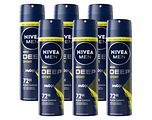 Nivea Men Deep Sport Deodorant Spray Voordeelverpakking 6x150ML