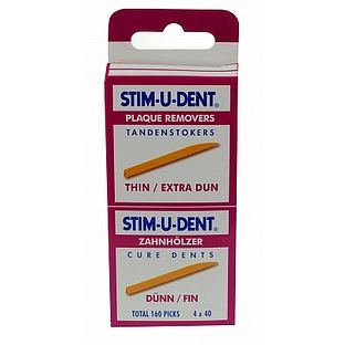 Stimudent Stim-U-Dent Tanden Stokers Dun/Extra Dun 160ST