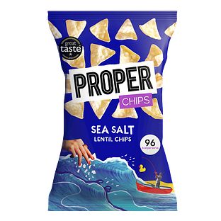 PROPER Sea Salt Lentil Chips 85GR