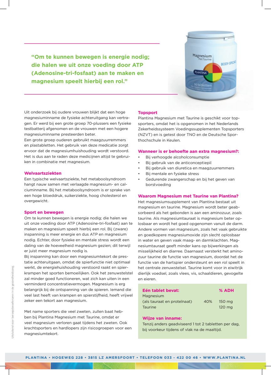 Specials Magnesium Tabletten afbeelding van document #2, research