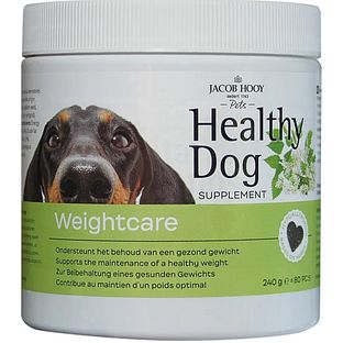 Jacob Hooy Pets Healthy Dog weightcare 80ST